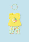 Mayoral Baby Girl Duck 3 Piece Set, Yellow