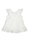Mayoral Baby Girl Floral Embroidered Dress, White