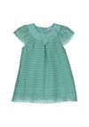 Mayoral Baby Girl Embroidered Circle Dress, Green