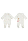 Mayoral Baby Girl Fairy Set of Two Sleepsuits, White