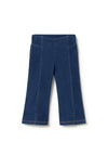 Mayoral Baby Girl Flared Denim Legging, Blue