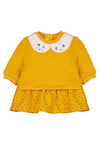Mayoral Baby Girl Polka Dot Jumper Dress, Honey