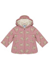 Mayoral Baby Girl Long Sleeve Teddy Raincoat, Pink