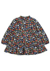 Mayoral Baby Girl Floral Long Sleeve Dress, Ink
