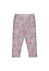 Mayoral Baby Girl Floral Print Legging, Purple Multi