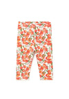 Mayoral Baby Girl Fruit Print Capri Legging, Orange