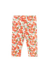 Mayoral Baby Girl Fruit Print Capri Legging, Orange