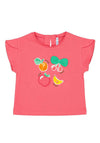 Mayoral Baby Girl Fruit Print Short Sleeve Tee, Pink