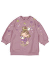 Mayoral Baby Girl Long Sleeve Jumper Dress, Purple