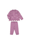 Mayoral Baby Girl Cherry Knit Top and Pant Set, Purple