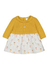 Mayoral Baby Girl Long Sleeve Knit Fairy Dress, Yellow
