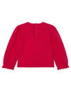 Mayoral Baby Girl Floral Long Sleeve Top, Red