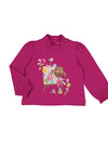 Mayoral Baby Girl Artist Long Sleeve Top, Magenta