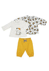 Mayoral Baby Girl 3 Piece Kitten Tracksuit, Honey