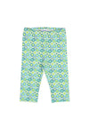 Mayoral Baby Girl Print Crop Legging, Green Multi