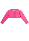 Mayoral Baby Girl Long Sleeve Bolero Knit Cardigan, Magenta