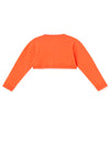 Mayoral Baby Girl Long Sleeve Bolero Knit Cardigan, Orange