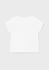 Mayoral Baby Girl Print Short Sleeve Tee, White