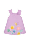 Mayoral Baby Girl Bow Strap Dress, Lilac