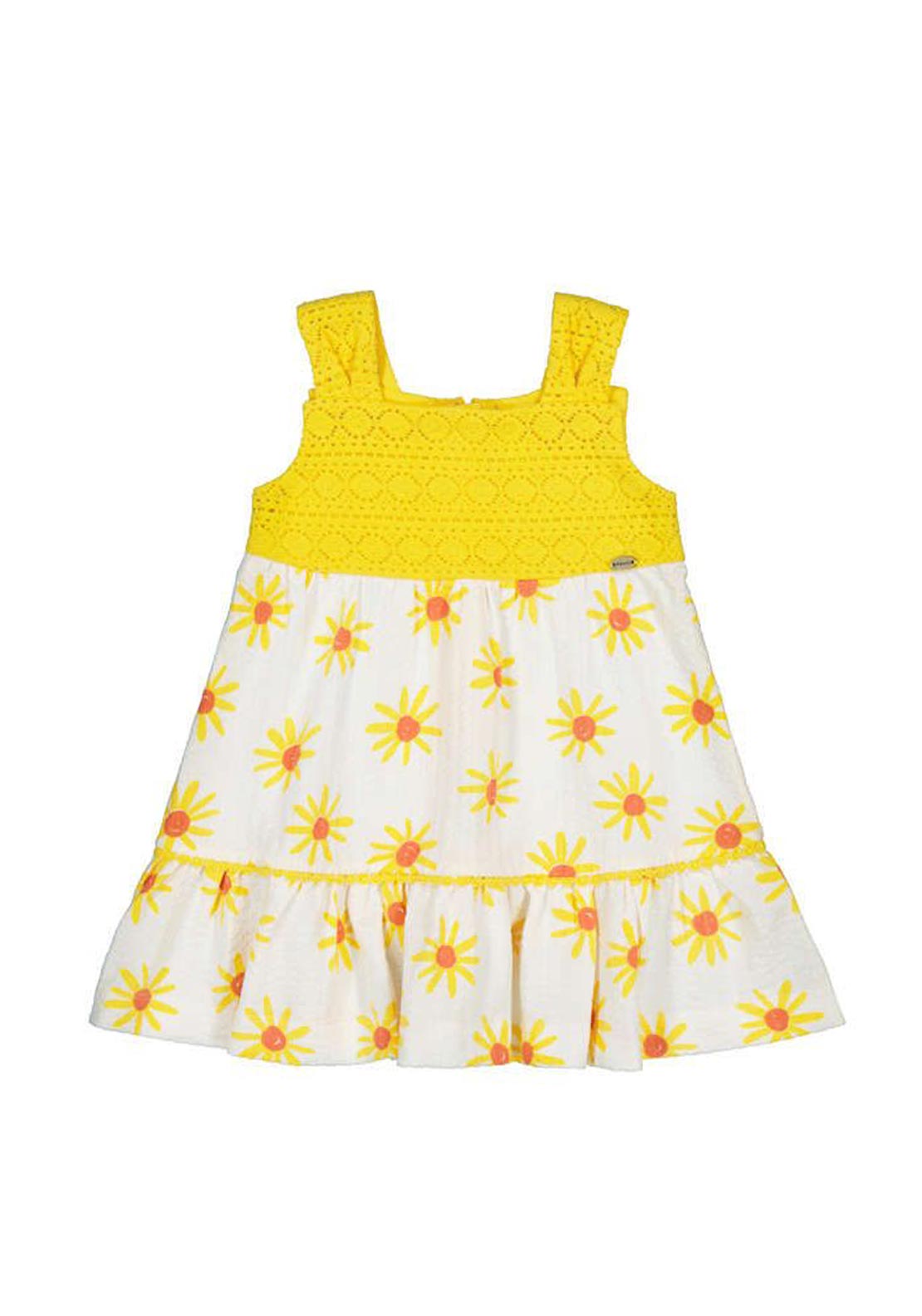 Mayoral Baby Girl Sunshine Strap Dress, Yellow