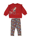 Mayoral Baby Girl Bicycle Sweater and Legging Set, Paprika