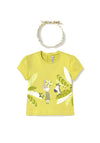 Mayoral Baby Girl Tee and Headband Set, Green