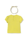 Mayoral Baby Girl Tee and Headband Set, Green
