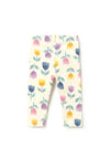 Mayoral Baby Girl Tulip Print Legging, White Multi
