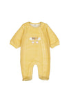 Mayoral Baby Girl Fairy Velour Sleepsuits, Yellow