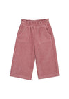 Mayoral Baby Girl Wide Leg Cord Trouser, Pink