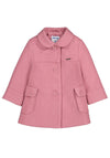Mayoral Baby Girl Long Sleeve Woolen Coat, Pink
