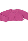 Mayoral Baby Girl Long Sleeve Knit Cardigan, Pink