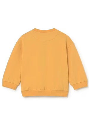 Mayoral Baby Boy Hippo Long Sleeve Sweater, Orange