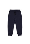 Mayoral Boy Basic Cuffed Fleece Joggers, Navy