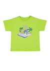 Mayoral Boy Short Sleeve Camping Tee, Green