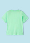 Mayoral Boy Easy Life Short Sleeve Tee, Green