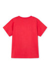 Mayoral Boy Easy Life Short Sleeve Tee, Red
