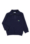 Mayoral Boy Climbing Club Half Zip Sweater, Dark Navy