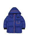 Mayoral Boy Hooded Puffer Coat, Klein Blue