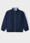 Mayoral Mini Boy Reversible Windbreaker Jacket, Navy