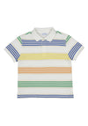 Mayoral Boy Stripe Short Sleeve Polo, Multi