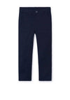 Mayoral Boy Slim Fit Cotton Chino, Navy