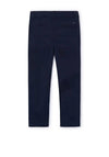 Mayoral Boy Slim Fit Cotton Chino, Navy