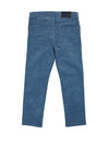 Mayoral Boy Basic Slim Fit Cord Trouser, Stone Blue