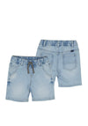 Mayoral Boy Soft Denim Short, Blue