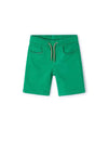 Mayoral Boy Twill Bermuda Shorts, Green
