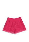 Mayoral Girl Circle Lace Short, Pink