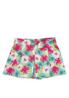 Mayoral Girl Floral Print Skort, Blue Multi
