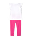 Mayoral Girl Bloom Top and Legging Set, Pink