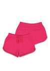 Mayoral Girl Woven Dot Trim Shorts, Pink
